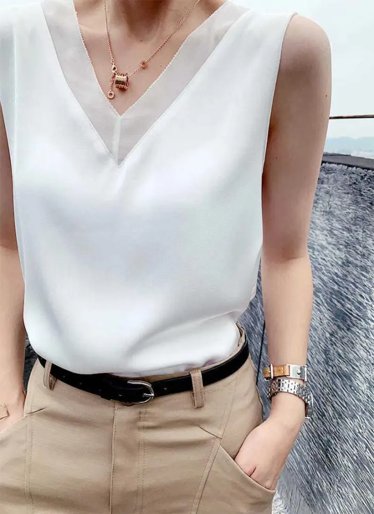 French Style Sling Design Sense Niche Vest Women