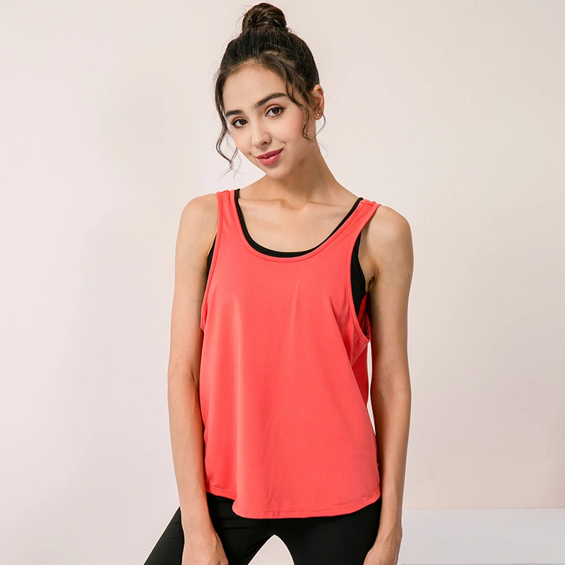 Loose Sports Vest, Running Yoga Top And Blouse