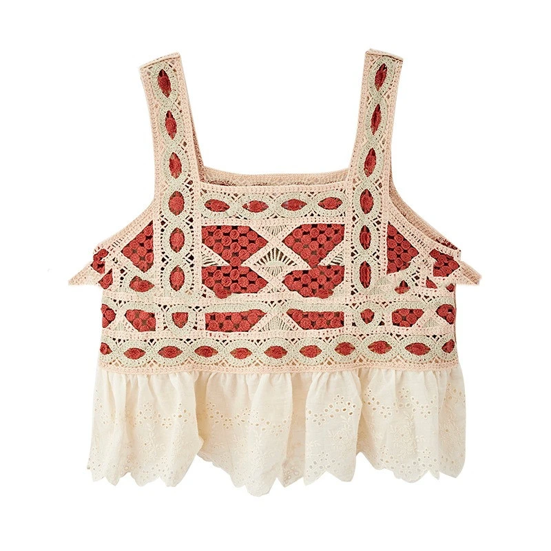 Baby Shirt, Western Style Short Top, With Small Suspenders