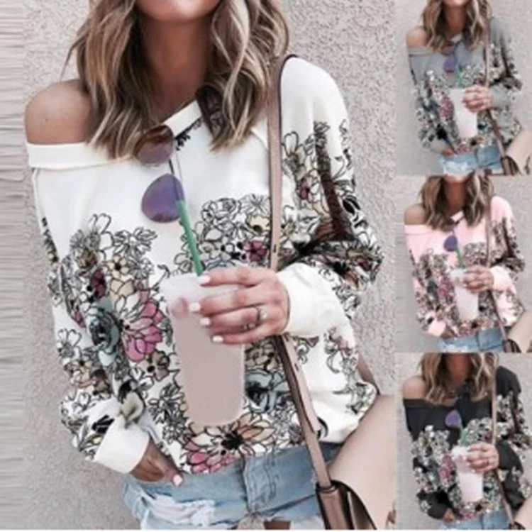 Printed Long-sleeved Sweater Coat Women's Clothing