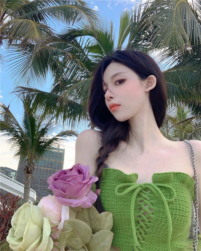 Wear Strapless Anti-glare Tube Top Vest In Summer