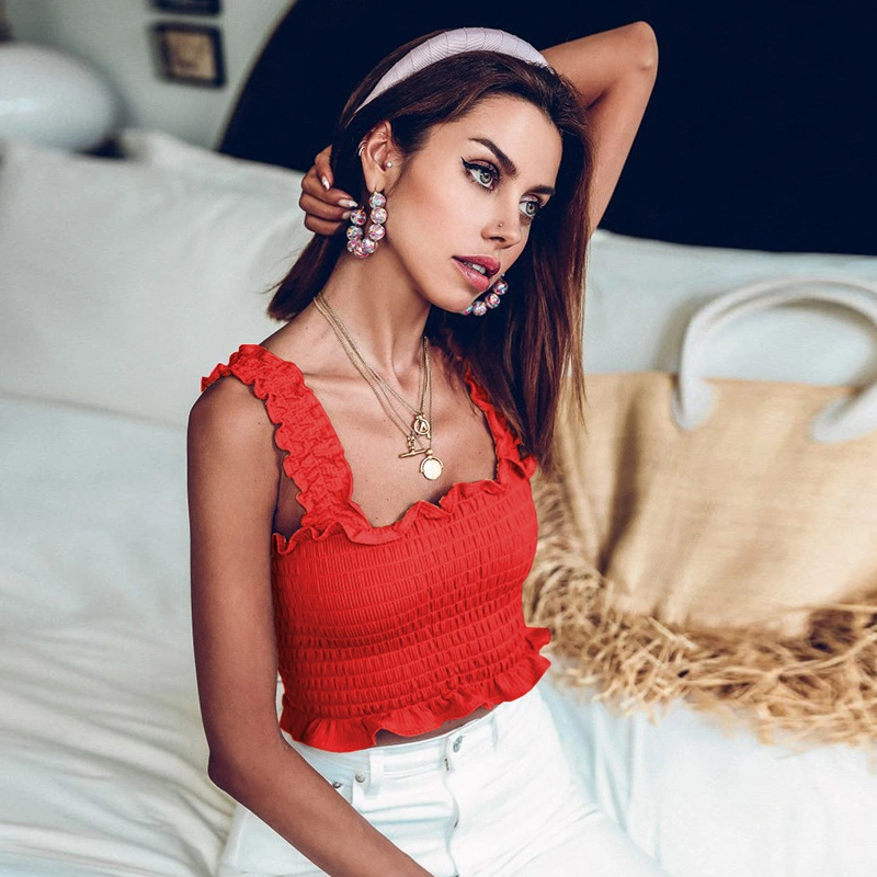 Women's Sexy Stretch Camisole Slim Fit Chest-wrapped Bottoming Vest