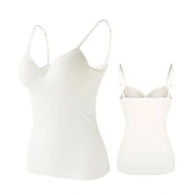 All-in-one Bottoming Shirt With Chest Pads Camisole Women's Plus Size Beautiful Back Chest Sexy
