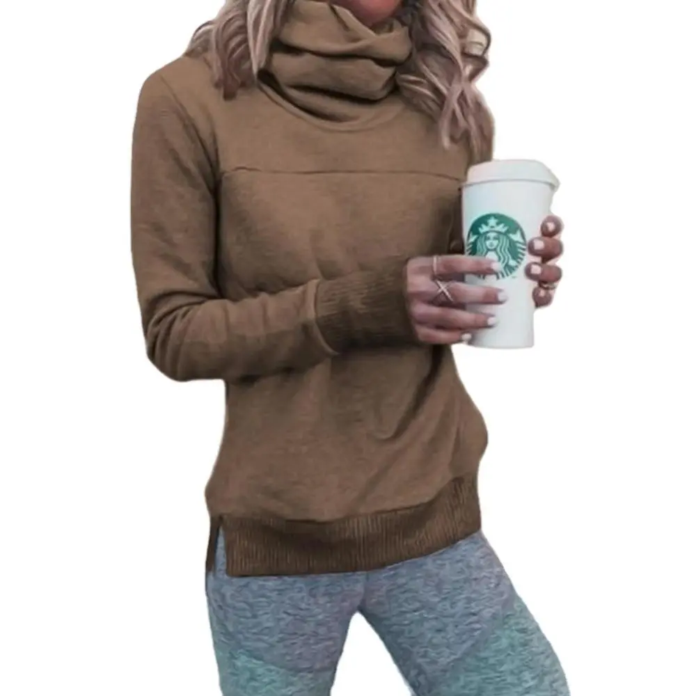 Autumn And Winter Fashion High-neck Long-sleeved Women