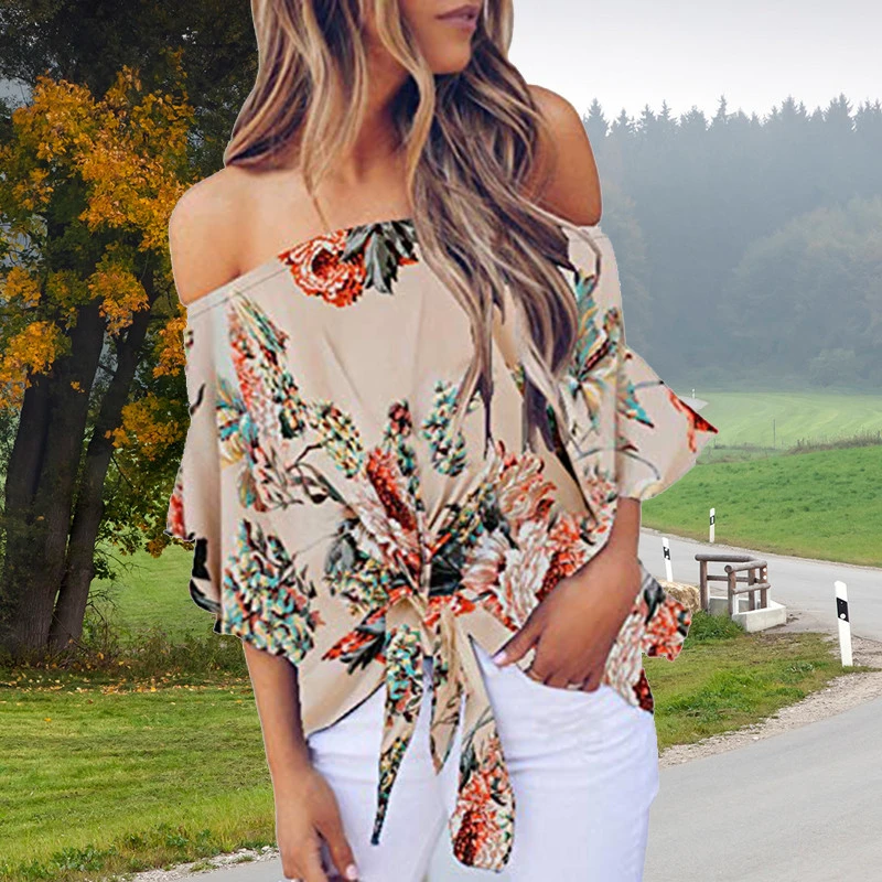 Strapless tube top chiffon shirt