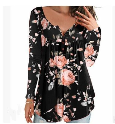European And American Loose Cotton Short Sleeved Printed Skirt