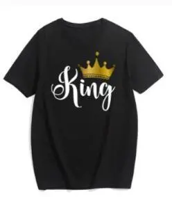 Family QUEEN KING Crown PRINCE Short Sleeve T-Shirt