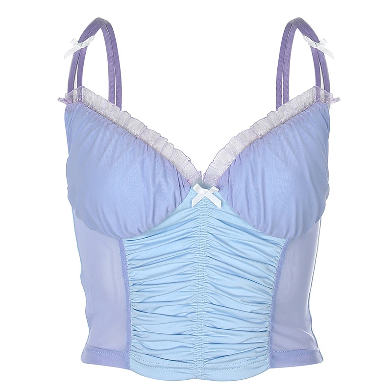 Stitching V-neck camisole