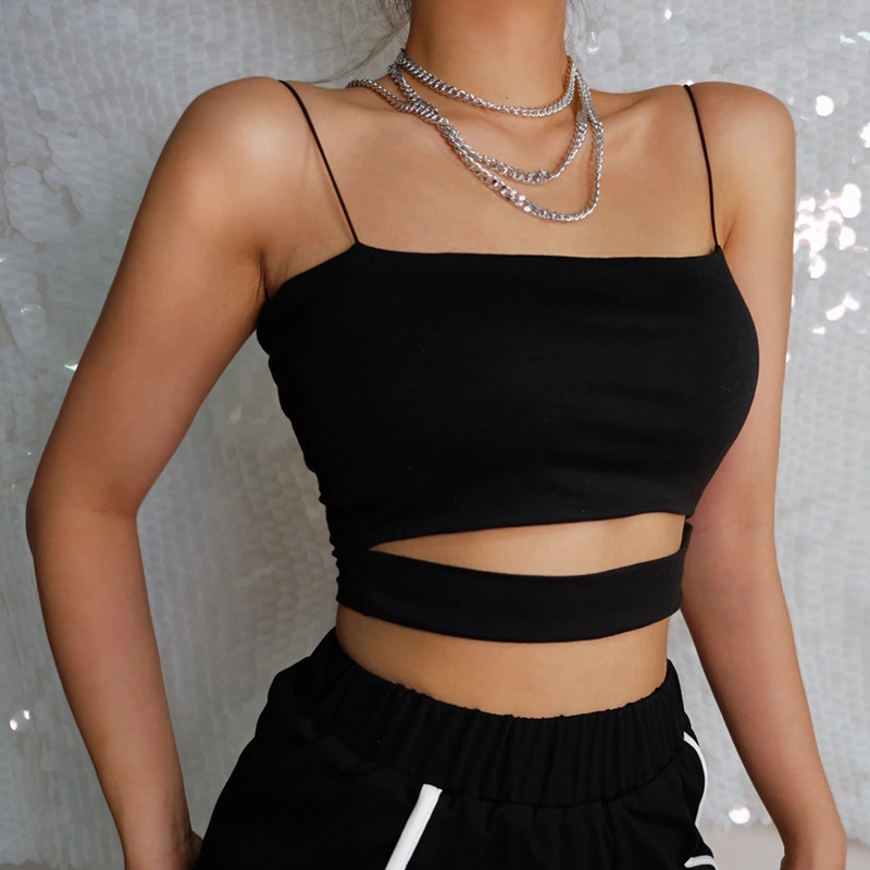 Fashion Hollow Halter Camisole