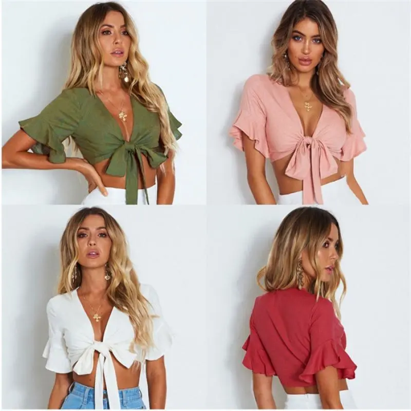 Women's V-neck top