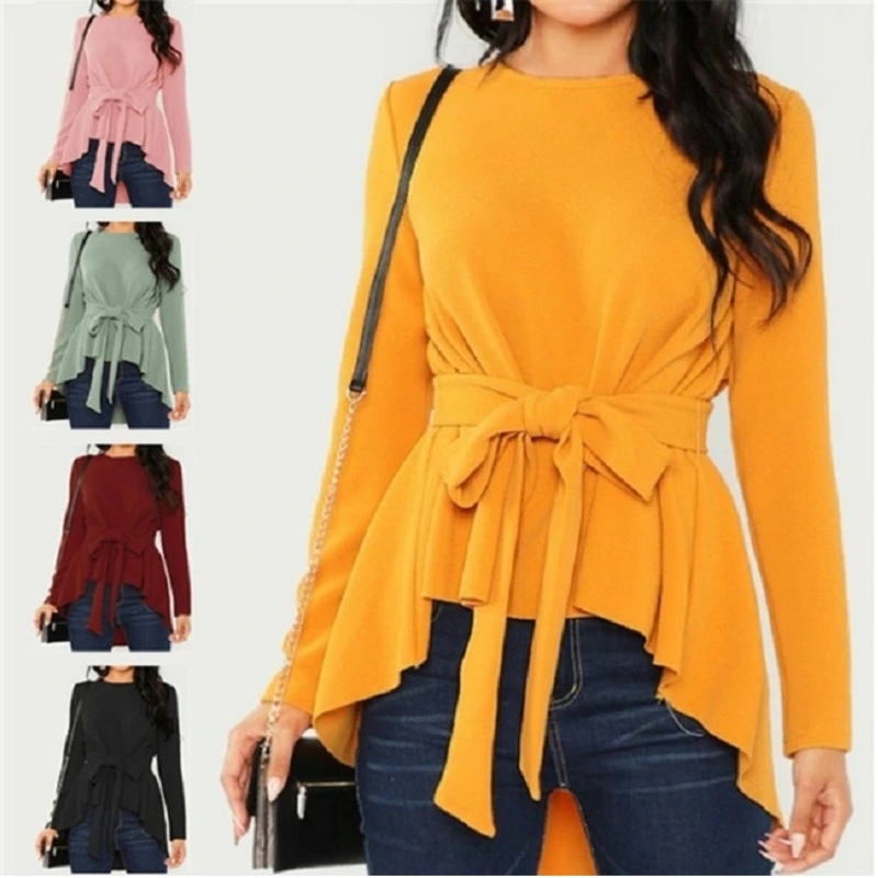 Bow tie women's tuxedo tops