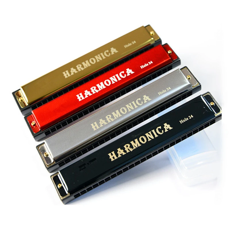 Double-row adjustable harmonica