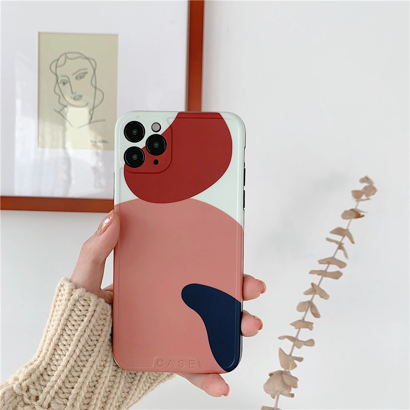 Color block cell phone case