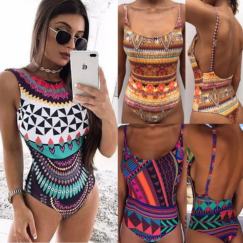 Digital printed sexy bikini