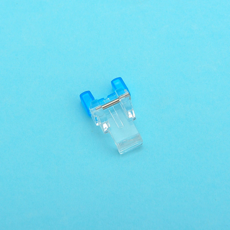 Button presser foot