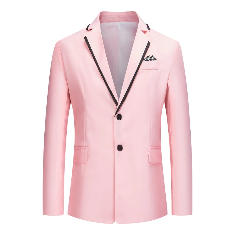 Men's New Suits Men's Pure Color Slim Casual Small Suits