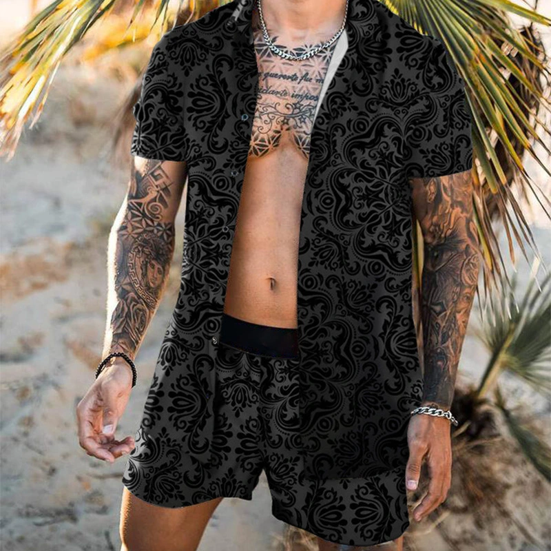 Printed Youth Quick-drying Shirt Set