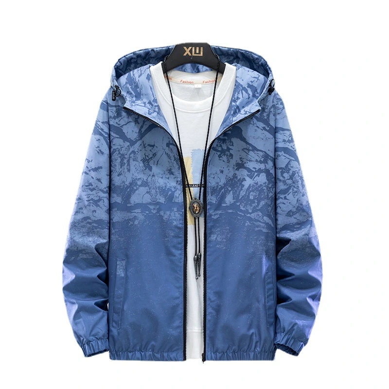 Spring And Autumn Thin Hooded Casual Clothes Handsome Student Jacket