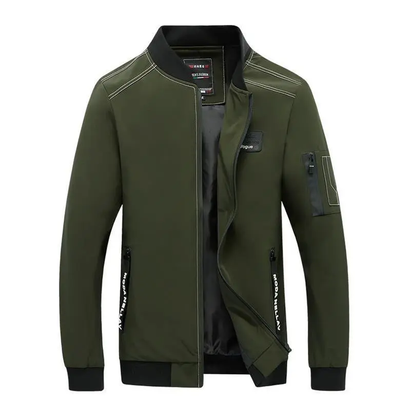 Casual baseball collar young and middle-aged jacket men's jacket