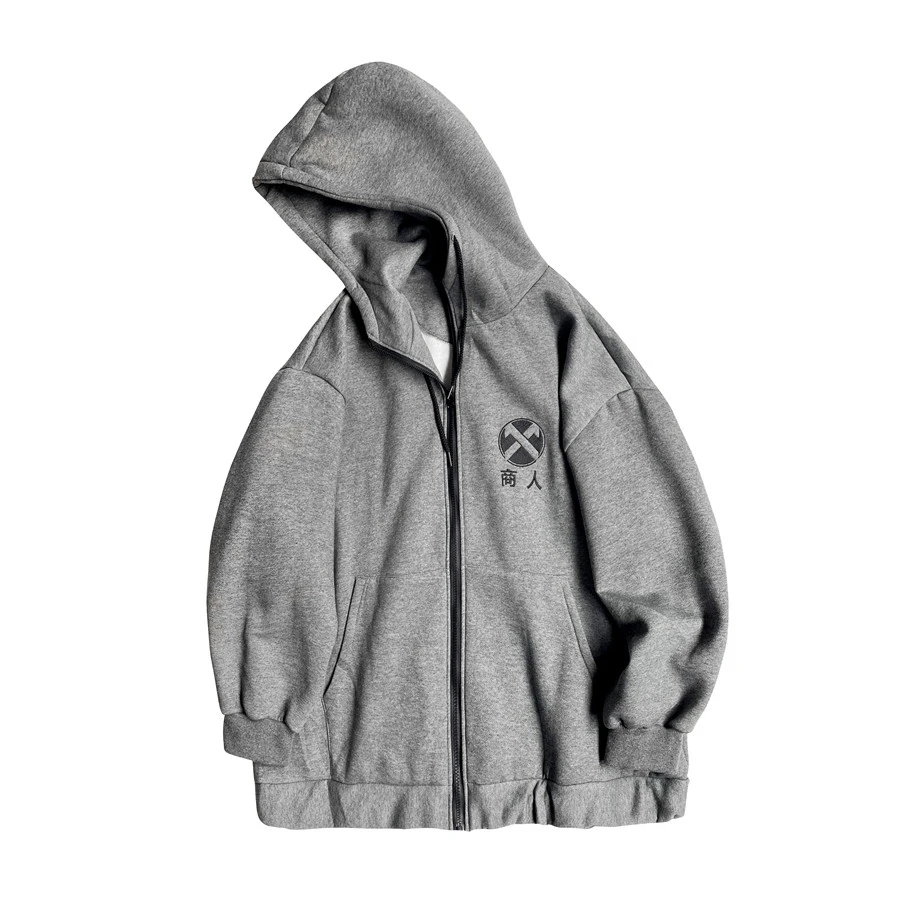 Cardigan men's and women's loose long sleeve coat