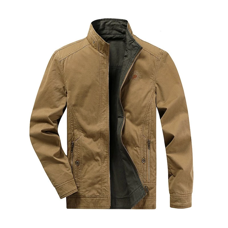 Autumn and Winter Men's Cotton Wear Jacket Middle-Aged and Elderly