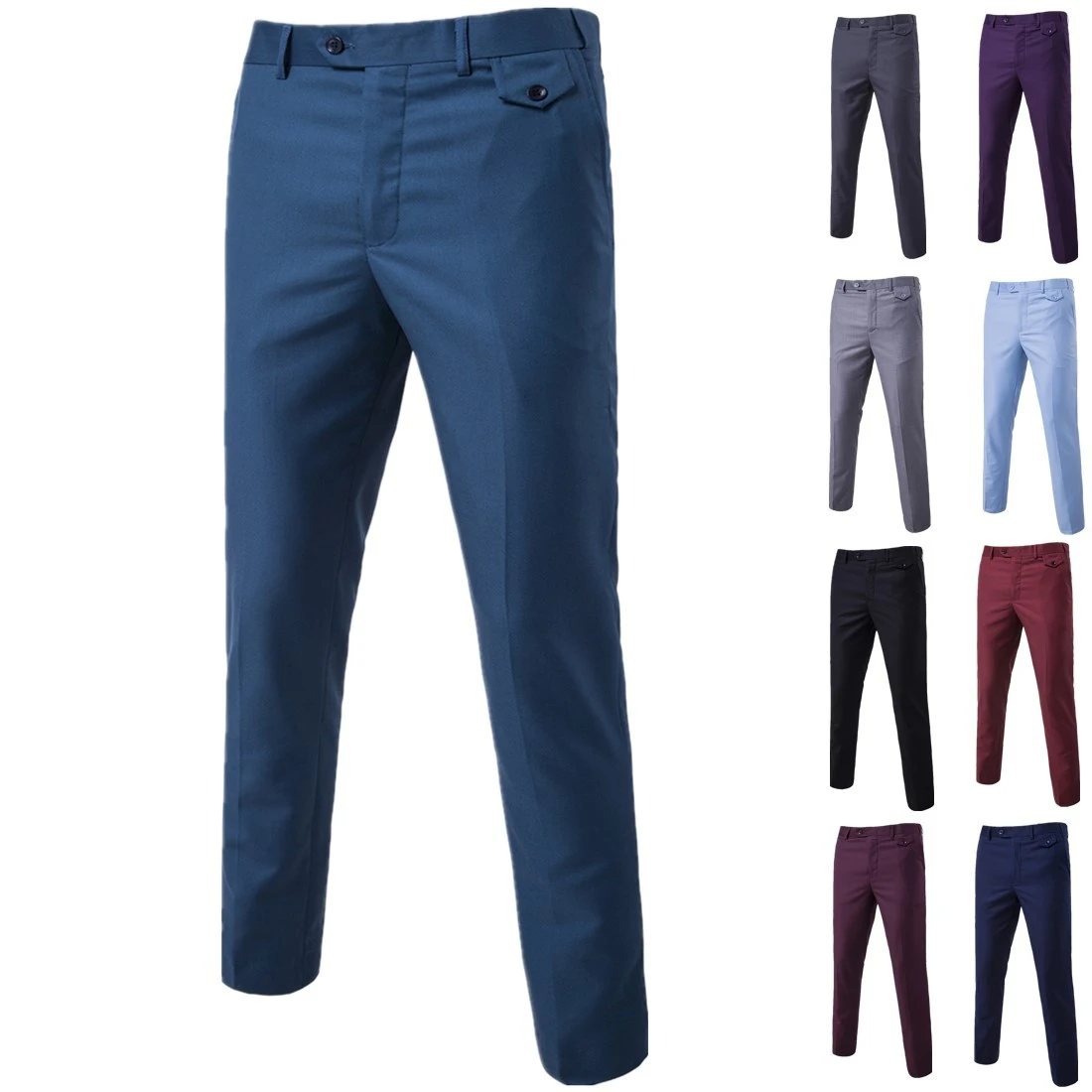 Spring And Summer New Style Trousers Men's Business Casual Pants Slim Stretch