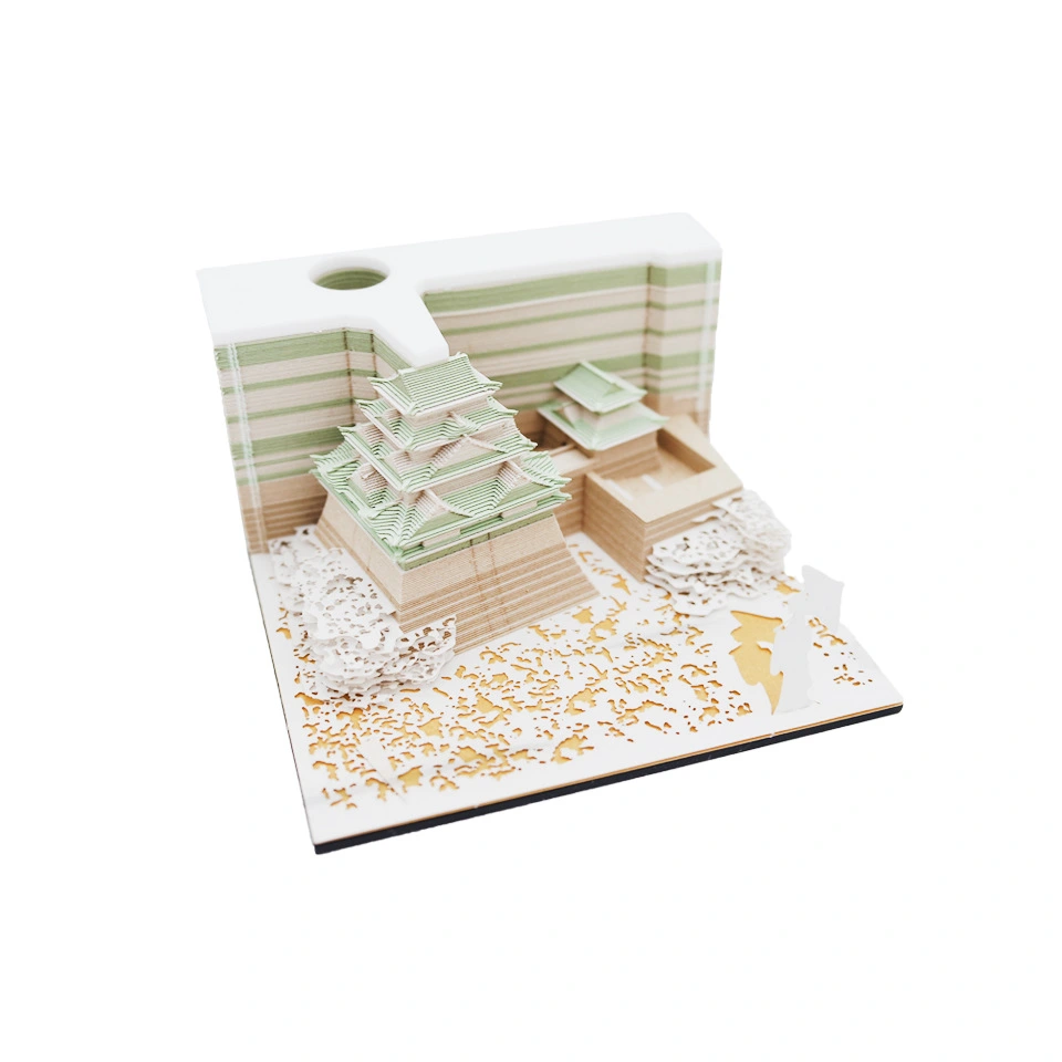 Three-dimensional Post-it Note Hayao Miyazaki Spirited Away 3D Architectural Model