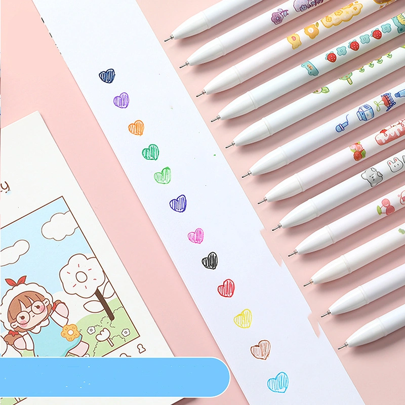 New Twelve-color Hand Account Pen Color Set QTY12