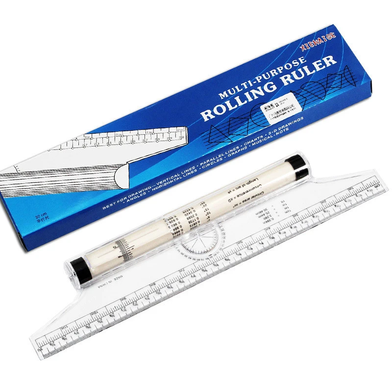 Rolling Ruler Multifunctional Drawing Design Translation Ruler