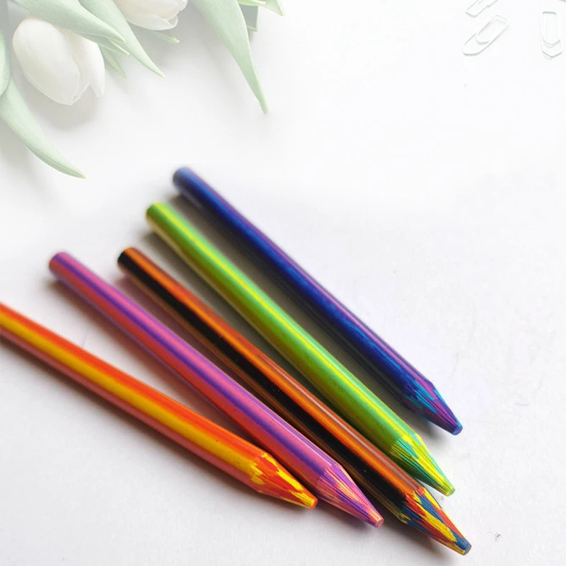 Magic rainbow one stroke multicolor pencil lead