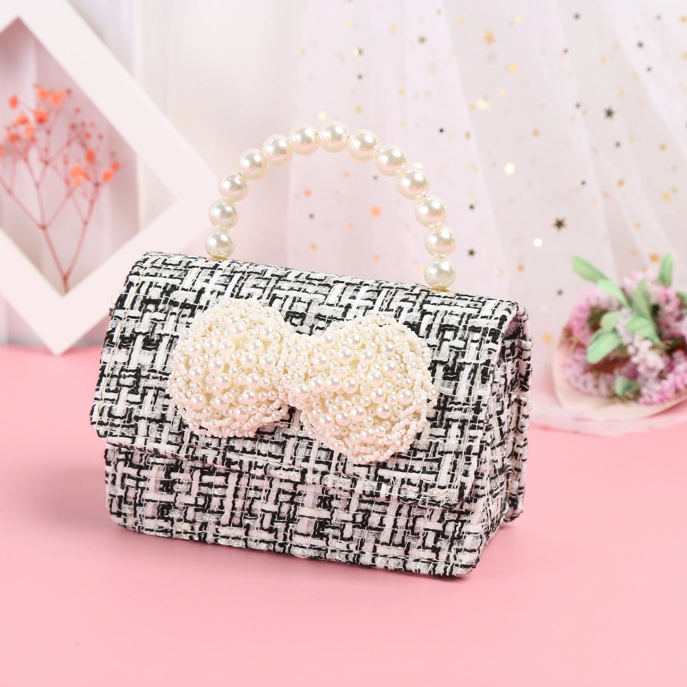 Pearl Bow Trendy Fashion Portable Messenger Dual Purpose