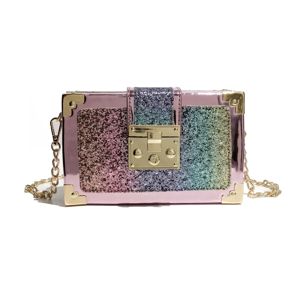 Sequins cool all-match one-shoulder messenger bag