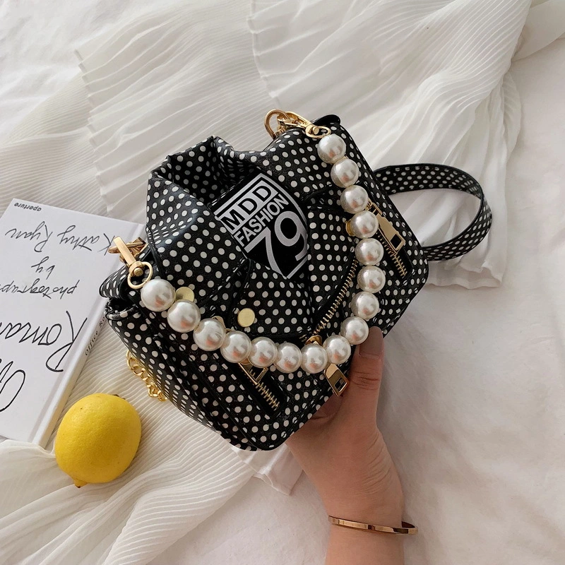 Clothes pearl handbag