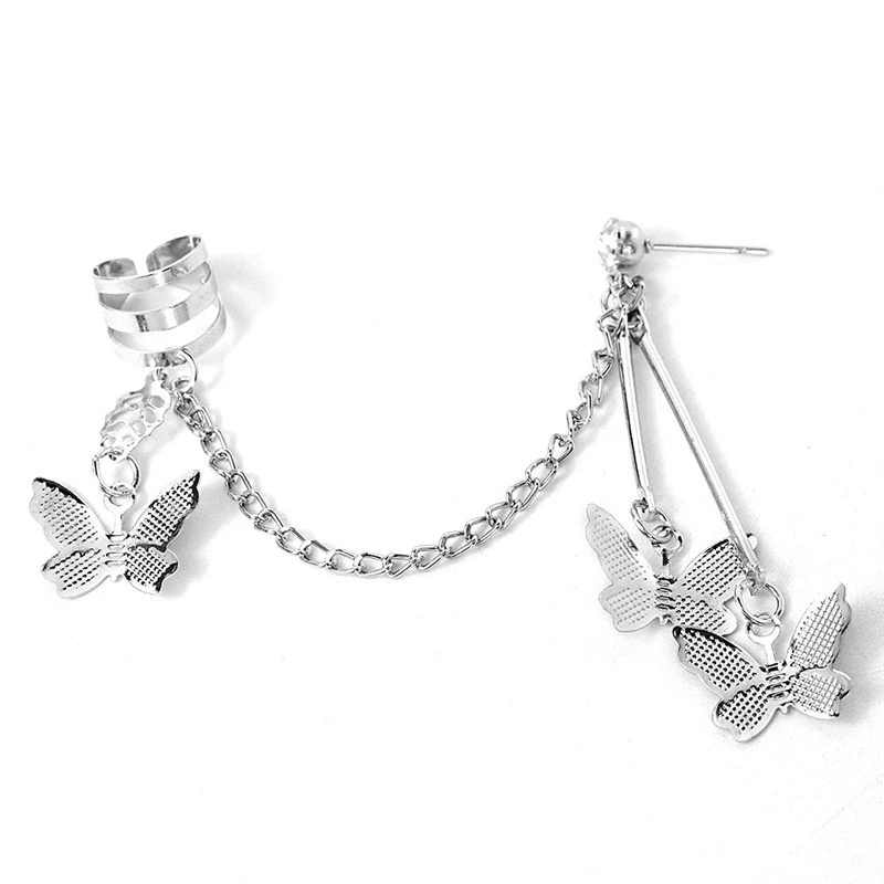 All-match Temperament Cool and Cool Butterfly Earrings