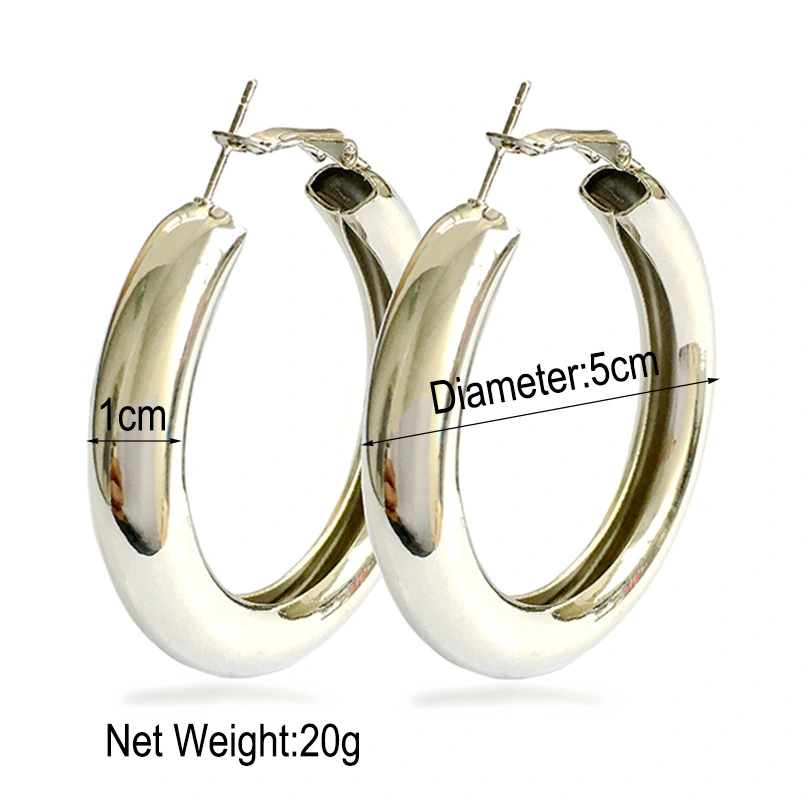 Korea Simple Round Fashion Personality Earrings