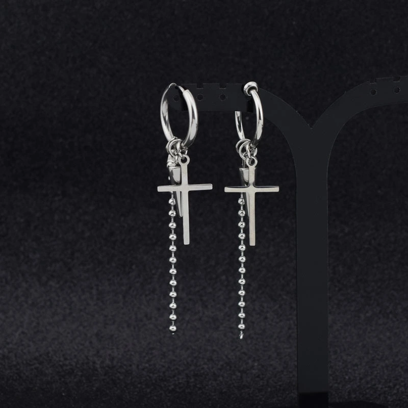 Cross Cone Chain Men's Women's Personality Harajuku Ear Clips