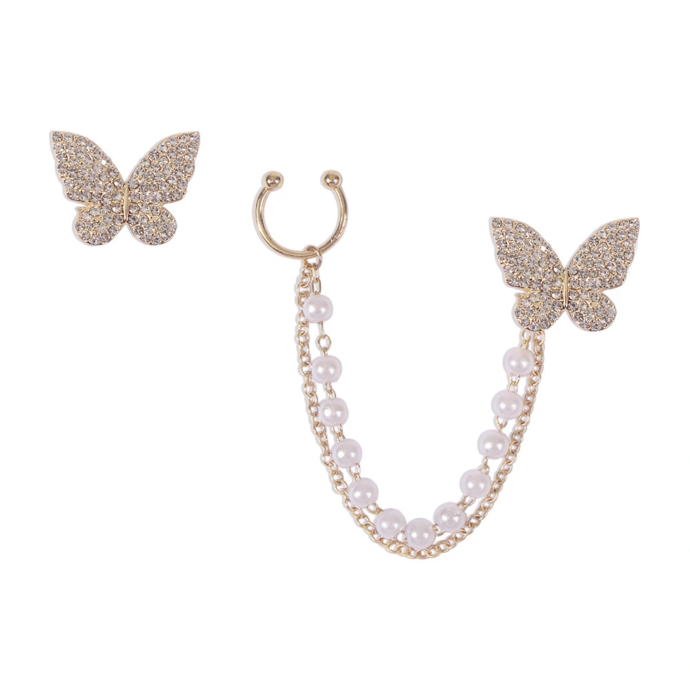 Sweet Pearl Butterfly Earrings