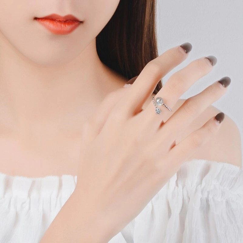 Ring Female Opening Star Moon Index Finger Ring