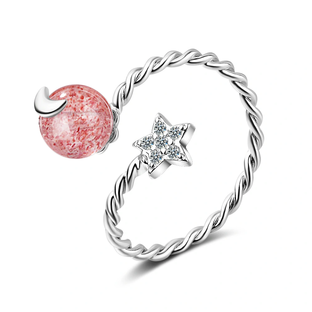 Ring Female Opening Star Moon Index Finger Ring