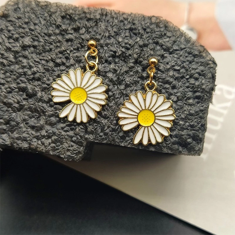 Sweet Wind Sunflower Earrings Women