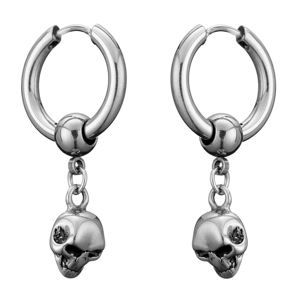 Titanium Steel Tide Jewelry Hip-hop Personality Earrings Men's Stainless Steel Earrings