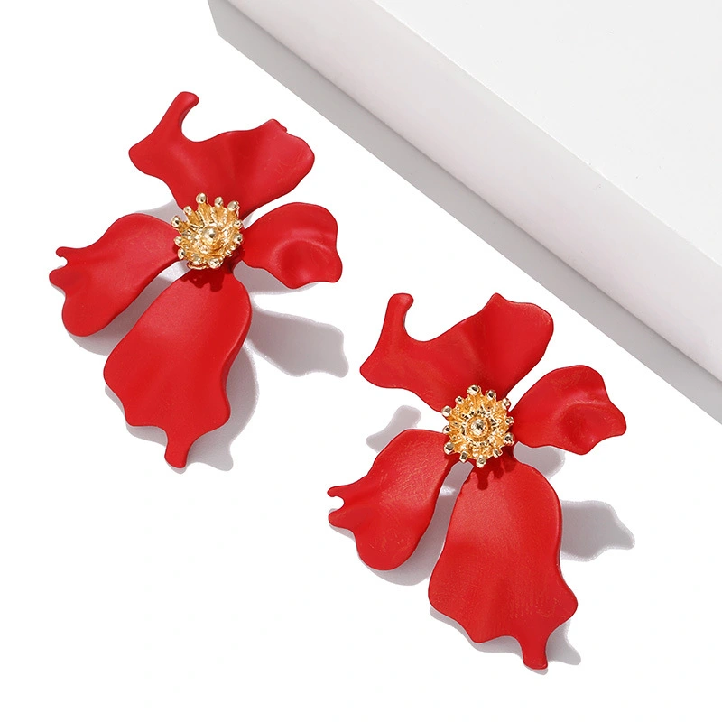 Summer Fashion Creative Small Flower Earrings Sweet And Trendy Flower Combination Earrings