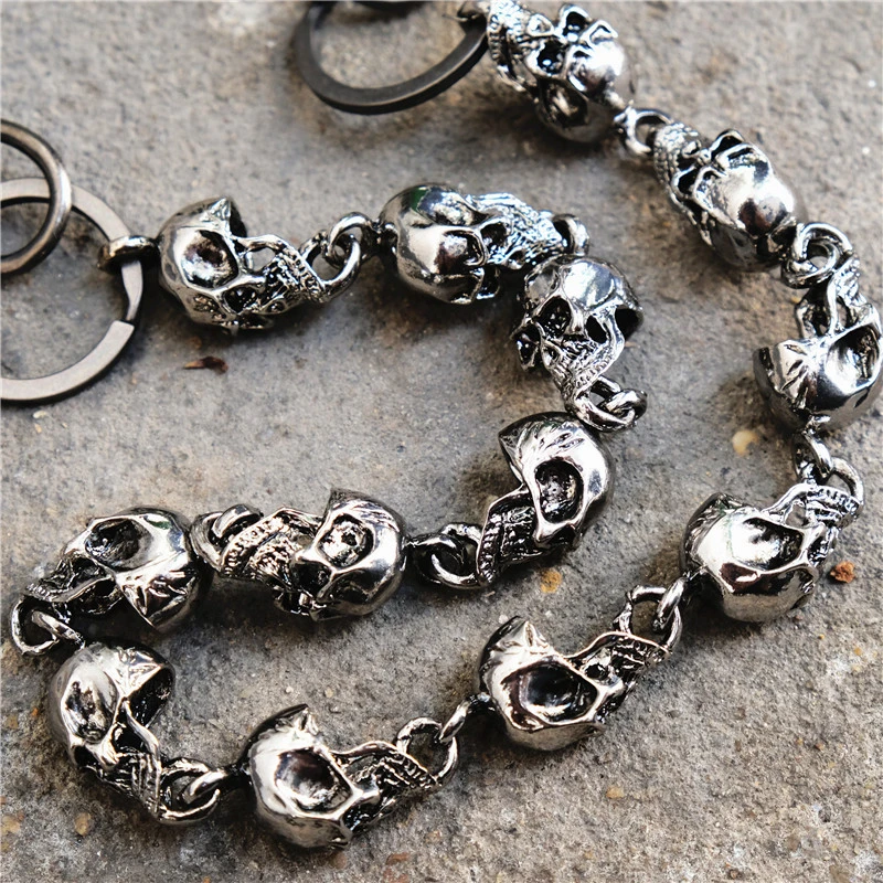 Skull Connected Metal Trouser Chain