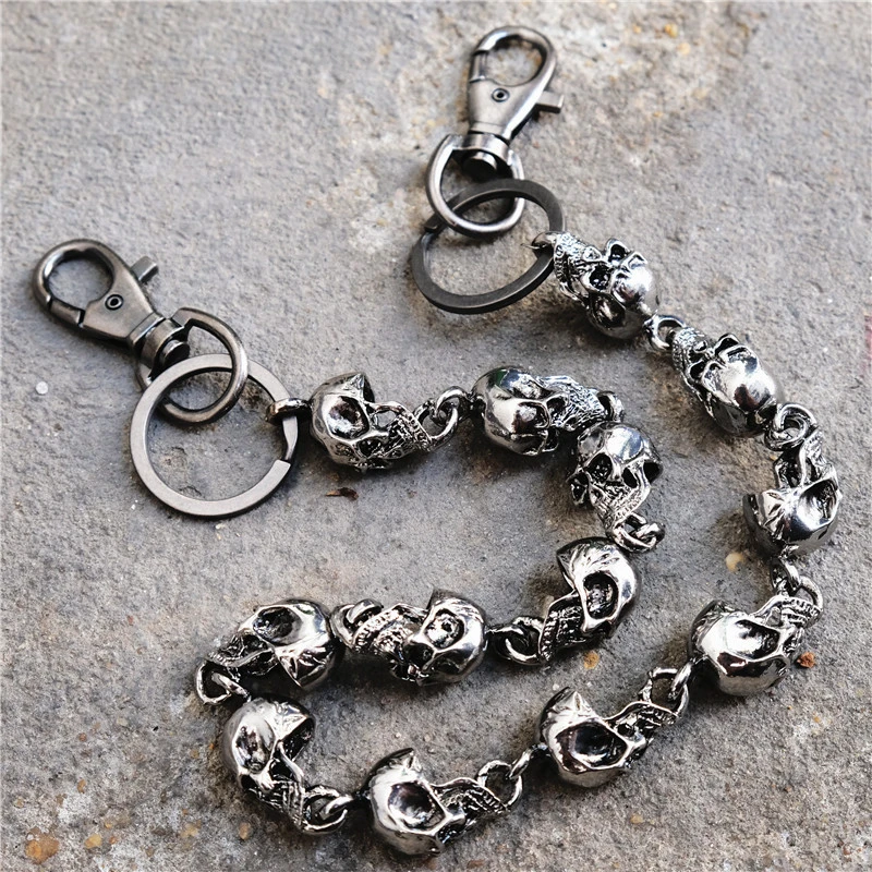 Skull Connected Metal Trouser Chain