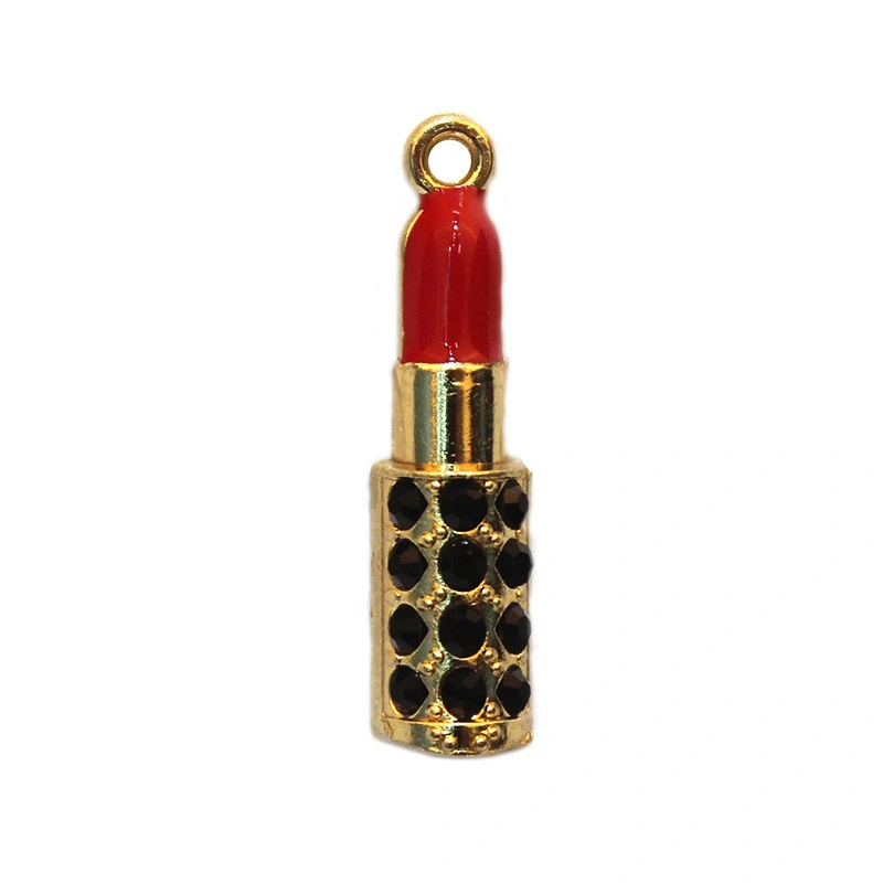 Simulation Powder Box Lipstick High Heel Earrings