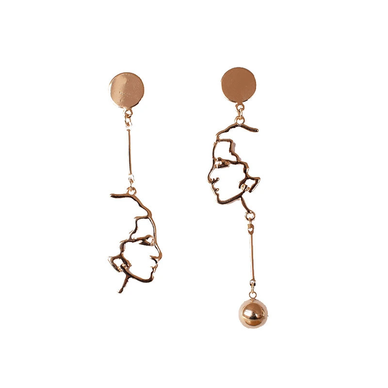 All-match pendant earrings