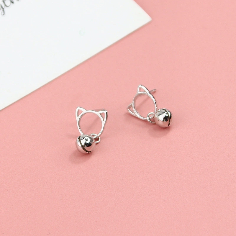 Cat Ear Studs Female Korean Style Simple, Exquisite, Small, Sweet And Cute