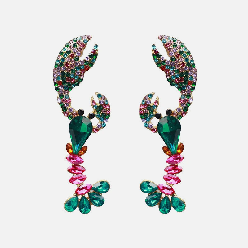 Temperament Earrings Lobster Shape Long Earrings Earrings