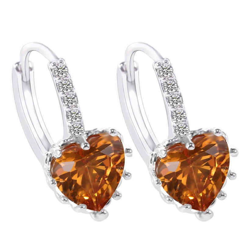 European And American Fashion AAA Zircon Earrings