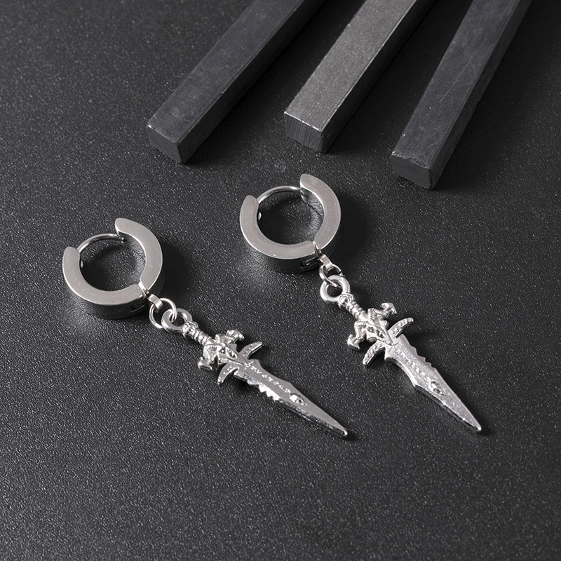 Long Personality Temperament Men's Earrings